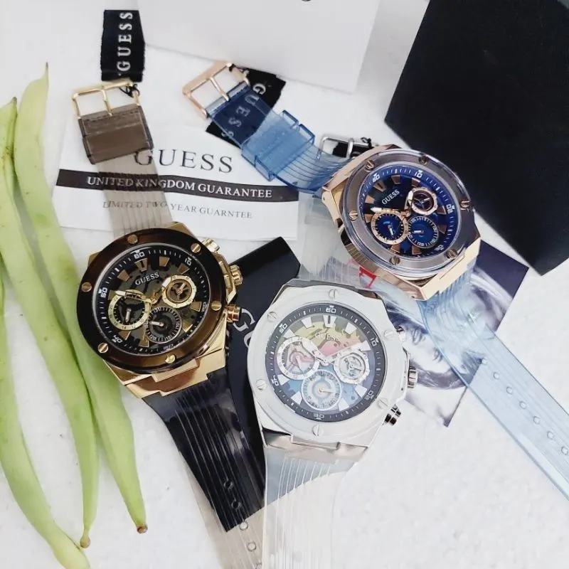 Guess Poseidon Multifunction Quartz Blue Dial Men’s Watch- GW0425G3